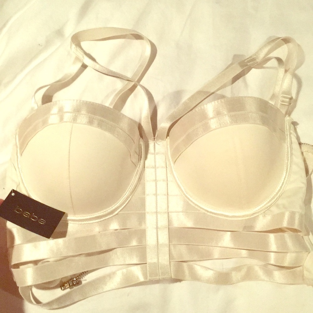 Bebe Crop Top with Underwire Cups